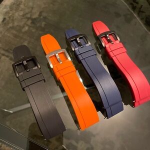 NEW Rubber silicone watch straps